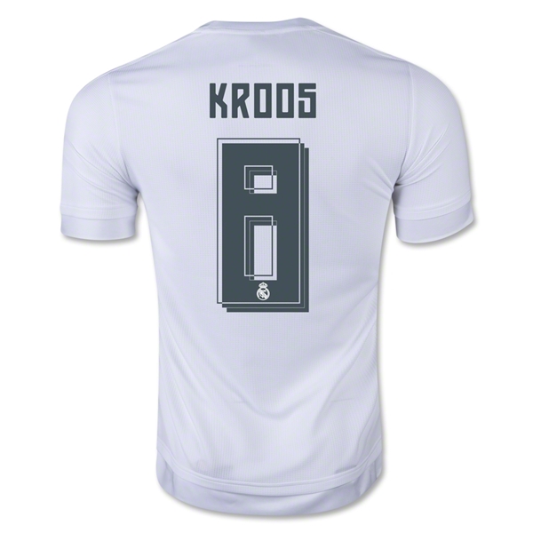 Real Madrid 2015-16 KROOS #8 Home Soccer Jersey